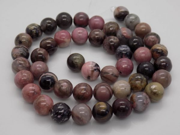 Rhodonite perle naturelle