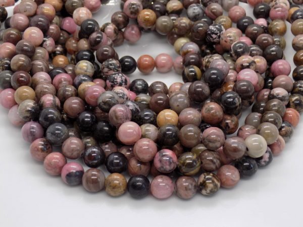 Rhodonite perle naturelle