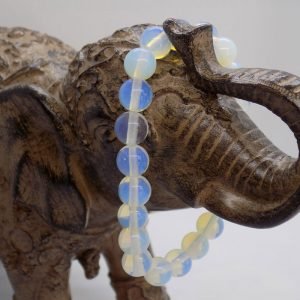 bracelet perle opale transparente