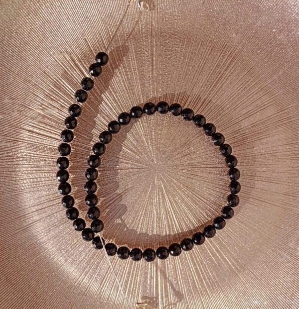 Collier de perle Onyx naturel – Image 3
