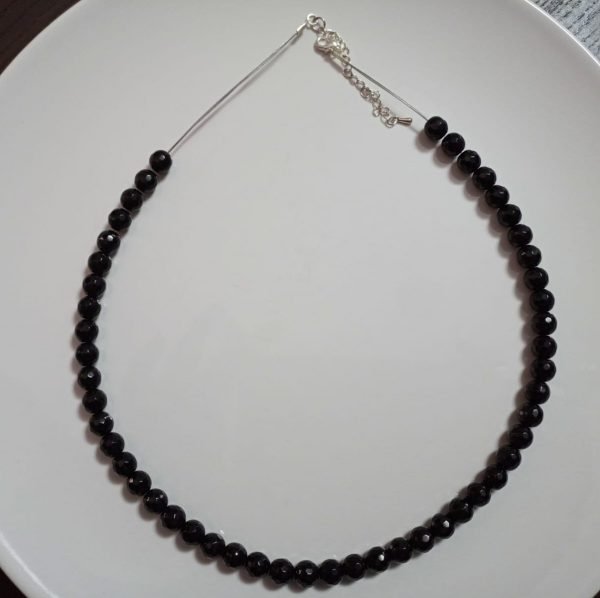 Collier de perle Onyx naturel